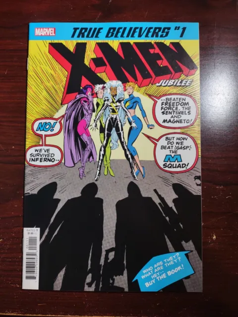 Uncanny X-Men #244 Reprint Marvel Comics True Believers Jubilee 2019 Unread