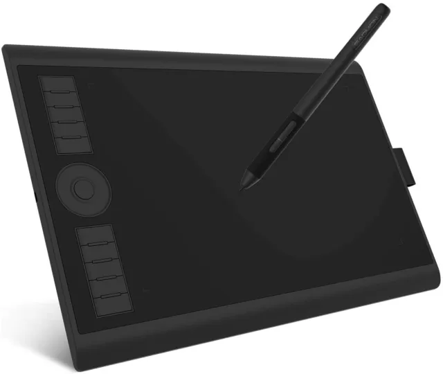 GAOMON M10K Pro 10" 6,25 '' Tablette Graphique avec Stylet Passif à 8192 Niveaux