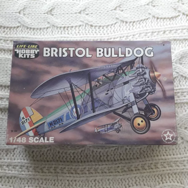 Life Like Hobby Kits 09609 1:48 Scale Bristol Bulldog Plastic Model Kit