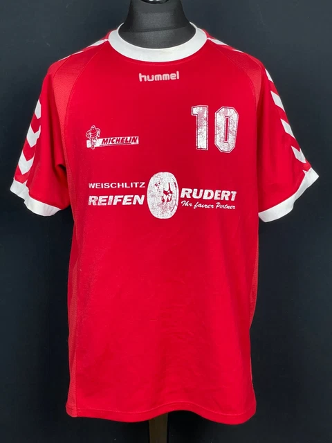 HC Einheit Plauen Vintage Hummel Handball Shirt Men's Size XL Matchworn