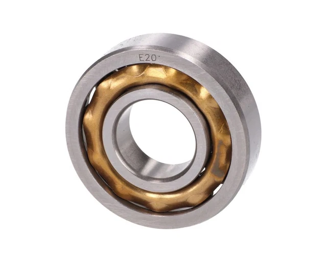 Roulement à billes à gorge de vilebrequin E20 cage en laiton 20x47x12mm pour Puc