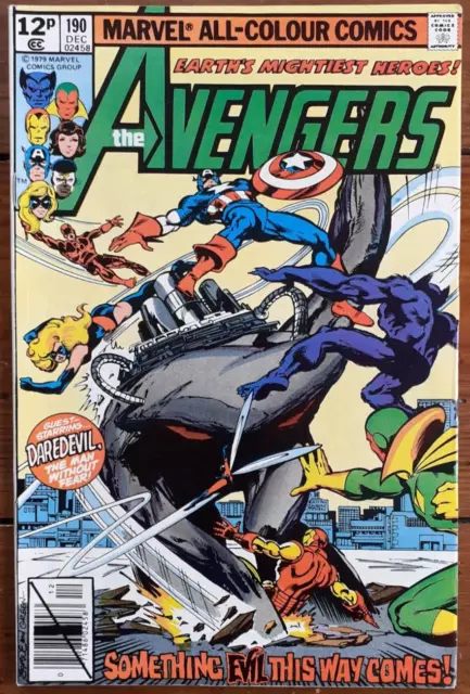 The Avengers 190, John Byrne, Marvel Comics, Dezember 1979, Fn/Vf