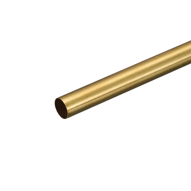 Tubo rotondo ottone 10 mm OD 0,2 mm spessore parete 250 mm lunghezza tubo