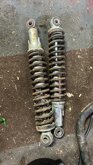 79-83 Honda Xr80 Left Right Rear Back Shocks Shock Set Pair Suspension