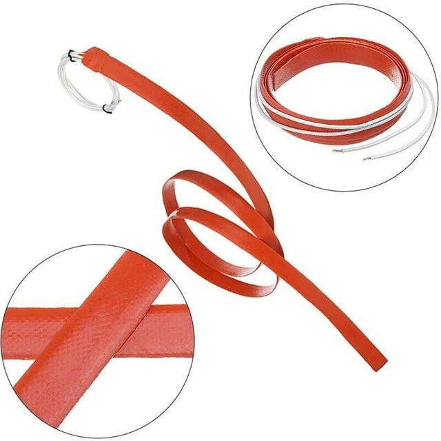 Universal 24V Flexible Silicone Heating Pad Thin and Fast Heat Transfer