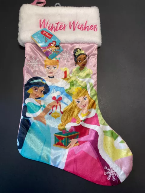 New Disney Princess Winter Wishes Christmas Stocking