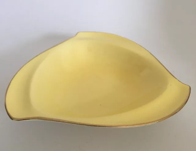 Antique Royal Winton Grimwades Yellow Art Deco Serving Bowl Dish Soup Cereal