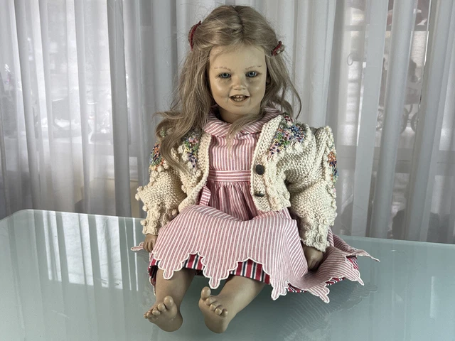 POUPON DE COLLECTION Pamela Erff Porcelaine Poupée 80 Cm. Limitée