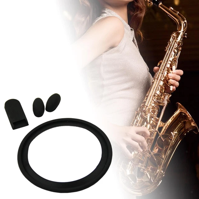 2 Repose-Pouces Saxophone/Clarinette - Caoutchouc Doux, Réglables - Pour Sax Alto, Ténor