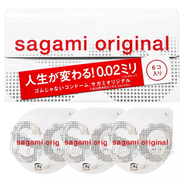 Sagami Original 002 Condones No Contiene Látex Súper Ultrafino 0.02MM Japón Box