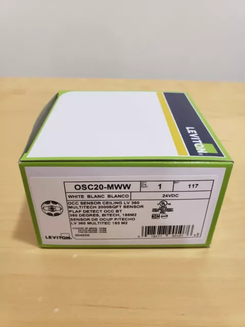 NEW Leviton OSC20-MWW Occupancy Sensor