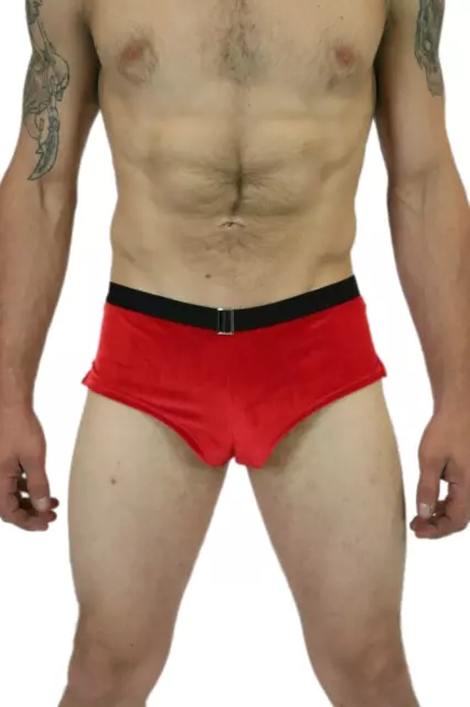 Mens Red Santa Christmas Costume Gift Boxer Shorts Sexy   M 2XL XL XXL Jock Fun