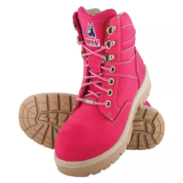 Steel Blue Womens Southern Cross Ladies Safety Work Boots S3 Pink Size 4-8 Uk
