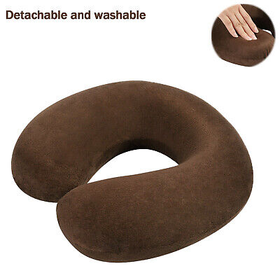 U Shaped Neck Pillow Memory Foam Cushion for Travel Sleep Neck Support Relaxes