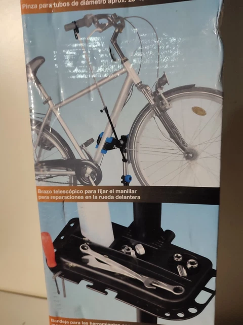 Cavalletto Bici Regolabile Riparazione Manutenz Biciclette Supporto MB CRIVIT 3