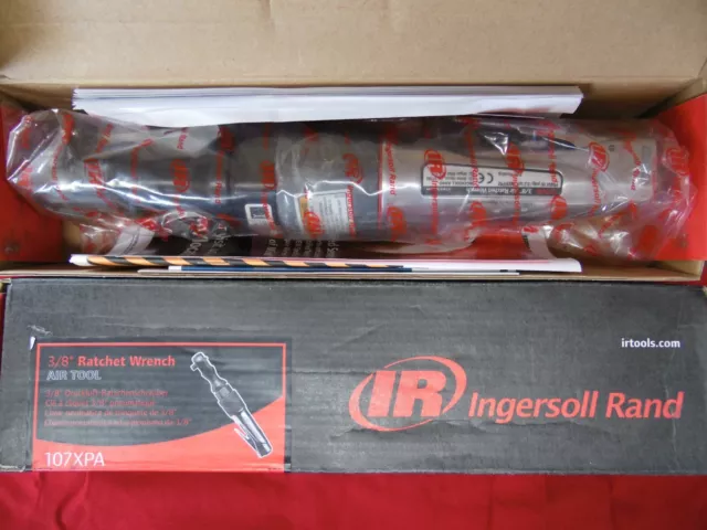 Ingersoll Rand 3/8" Drive Heavy Duty Air Ratchet Wrench Tool Pneumatic 107XPA