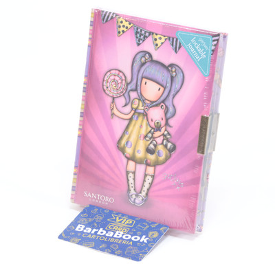 Gorjuss DIARIO 12 MESI 13x18 GORJUSS PRETTY MELODY COL SANTORO ARANCIO 