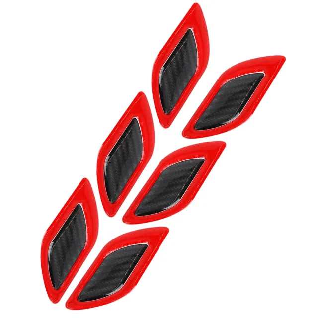 BEAUTIFABLE Autocollant universel pour capot de voiture - Longue bande -  Noir mat avec bandes rouges de rallye (noir rouge)