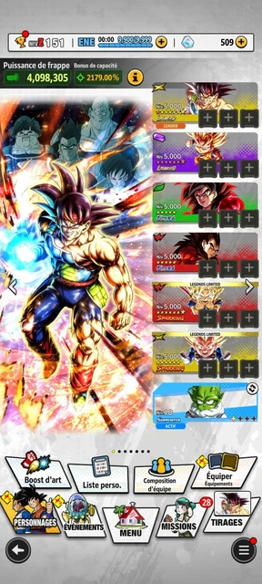 Dragon Ball Legends : Gohan Beast, Goku & Vegeta, Gotenks Et Golden Freezer Legends Festival 2023