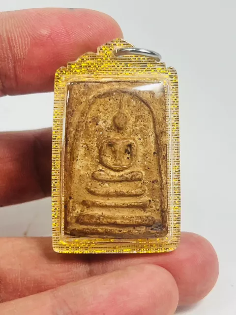 Phra Somdej Kru Wat Rakhang Phim Yai lp Toh old thai amulet old somdet pendant