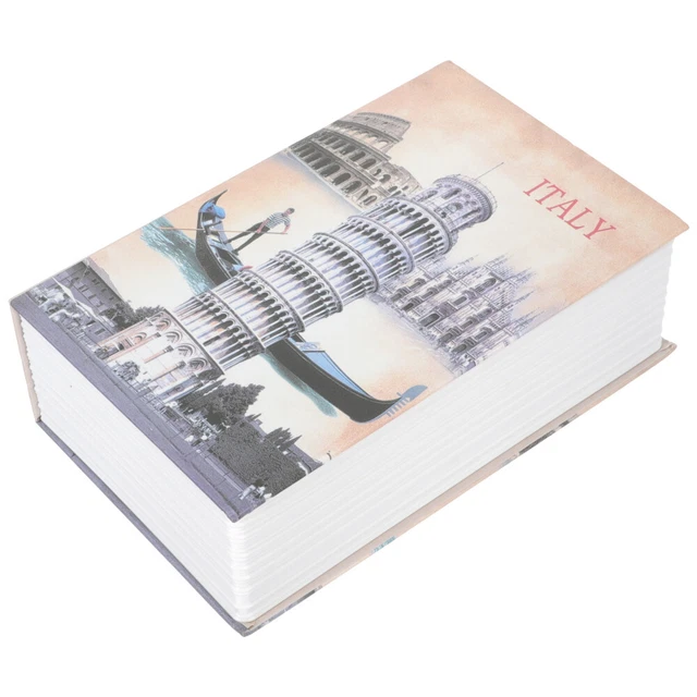Livre Boîte portable Box cachée Boîte sûre Boîte de verrouillage d'argent Boîte