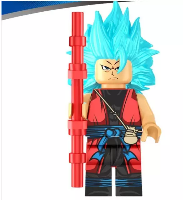 Goku Super Saiyan Yellow Hair Dragon Ball Z Lego Minifigures – DelsBricks  Minifigures