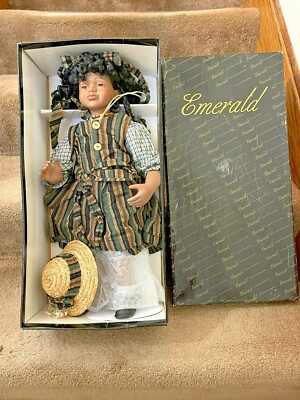 The Emerald Doll Collection African American Porcelain Doll