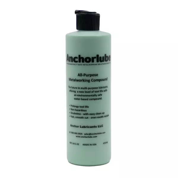 Anchorlube 16 oz, All-Purpose Metalworking Cutting Lubricant, Water-Based 3116