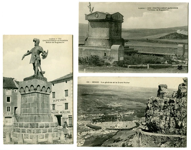 CPA 48 Lozère Lot of 10 Antique Postcards 2