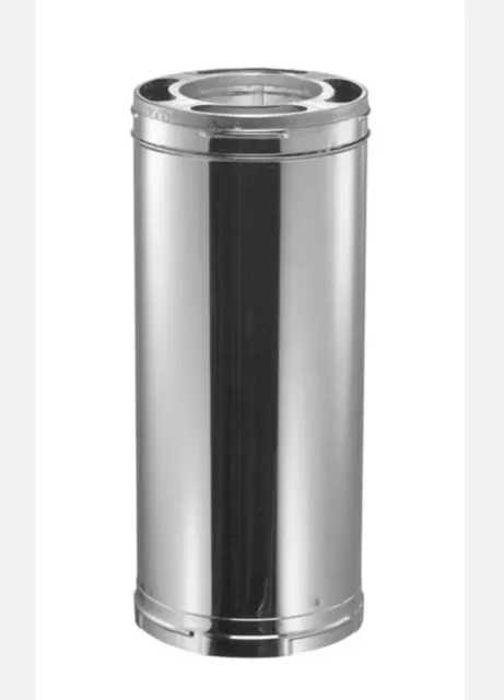 DuraVent 6DP-24 DuraPlus Triple-Wall Galvanized-Steel Chimney Pipe 24 in.