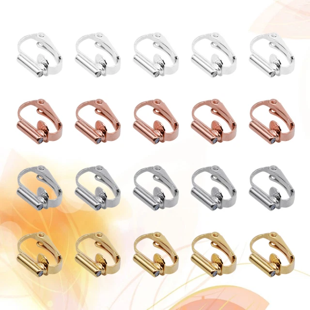 20 PCS Ohrclips Hinten Clip-Ohrringe Konverter Für Durchbohrte
