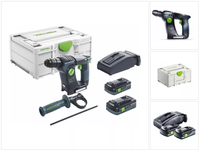 Festool BHC 18 HPC 4,0 I-Plus Akku Bohrhammer 18 V 25 Nm 1,8 J SDS Plus 576513