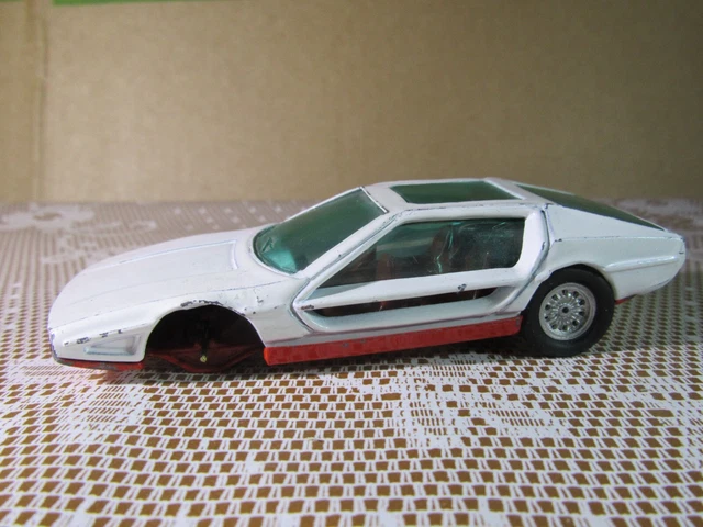 Lamborghini 350 GT 1/43 Solido - Gris Métal - Modèle Politoys - Très Bel état