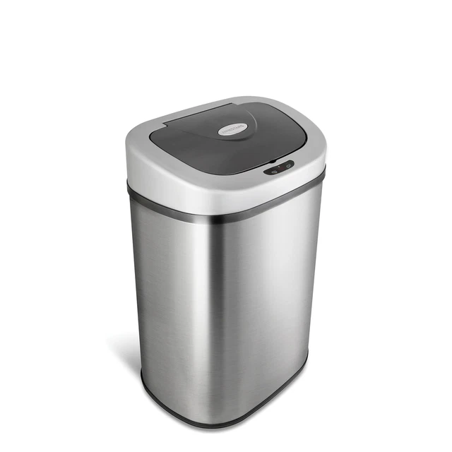 21.1-gallon Restaurant Trash Can Motion Sensor Kitchen Trash Can Stainless Steel