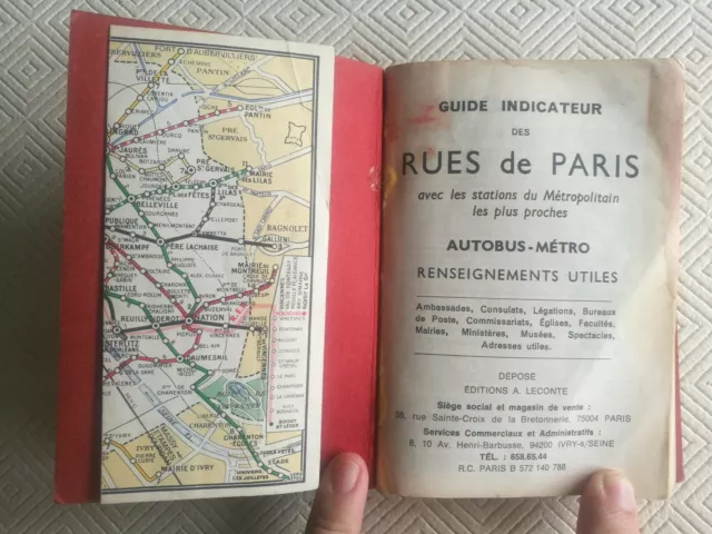 Plan de Paris par Arrondissement - Nomenclature des rues - A. Leconte (1980) 3