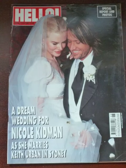 Hello! Magazine #925 / 2006 July 4/ Nicole Kidman Marries Keith Urban In Sydney