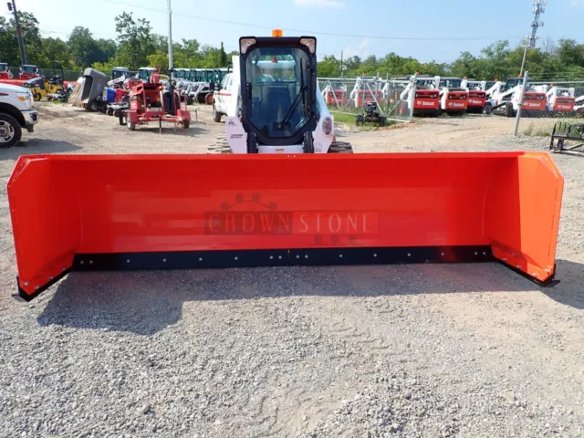 Brand New Hla 3500 Series 144" Bucket-Mounted Snow Pusher For Skid Steer Loaders
