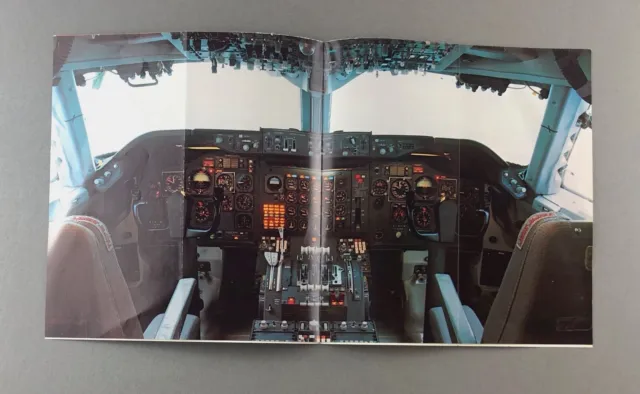 Boeing 747 Vintage Manufactures Sales Brochure Seat Maps & Cutaway 3