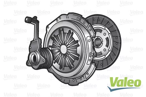 Clutch Kit 3pc (Cover+Plate+CSC) fits OPEL ASTRA H 1.7D 04 to 10 Z17DTH Valeo