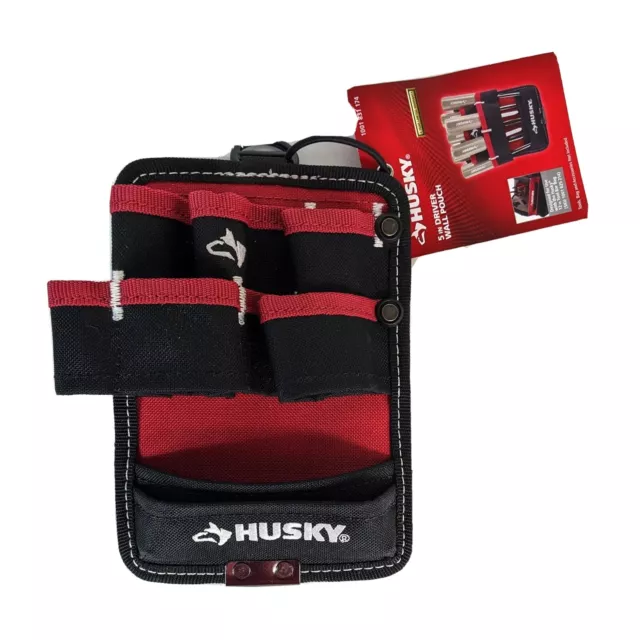 HUSKY Tool Bag 5 inch Driver Pouch Belt Clip
