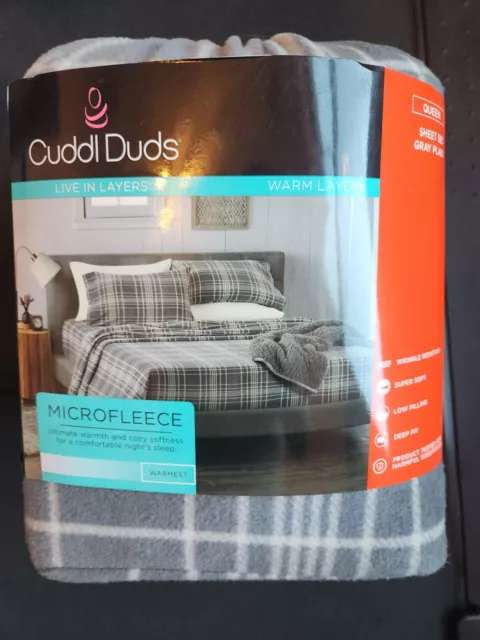 Cuddl duds microfleece sheets queen new arrivals