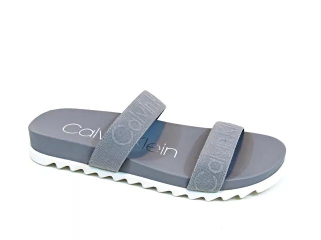 Calvin Klein Carlat Sandal (Women's) - Gray - Sz 8 M