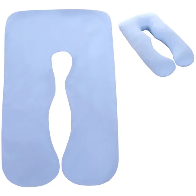 U-Shape Pregnancy Pillow Cover Maternity Women Support Full Body Pillow Case