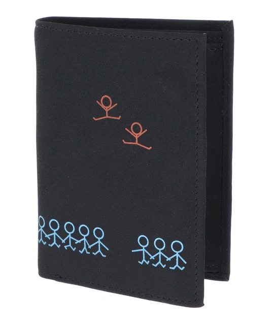 oxmox New Cryptan RFID Protect Windrose Print Cyan Black