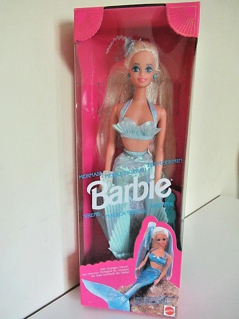 Anni 90 Barbie Sirene Annee 90 BARBIE MATTEL SIRENETTA MERMAID