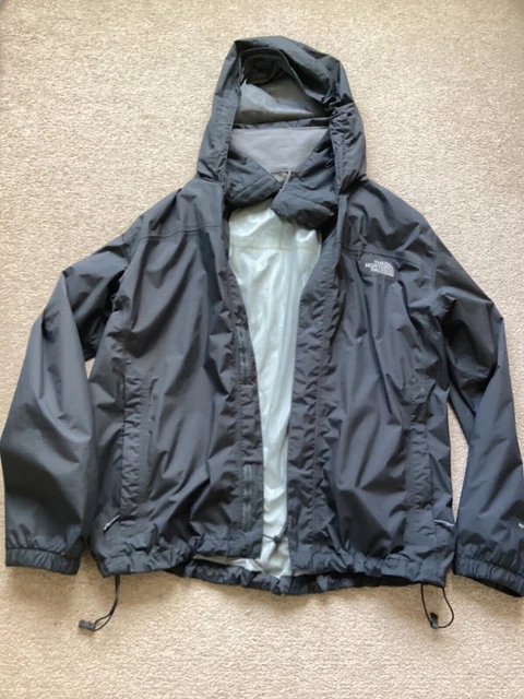North Face Mens L Soft shell hyvent jacket Black