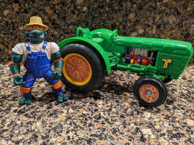 TMNT Vintage - Farmer Mike and his Turtle Tractor - Playmates