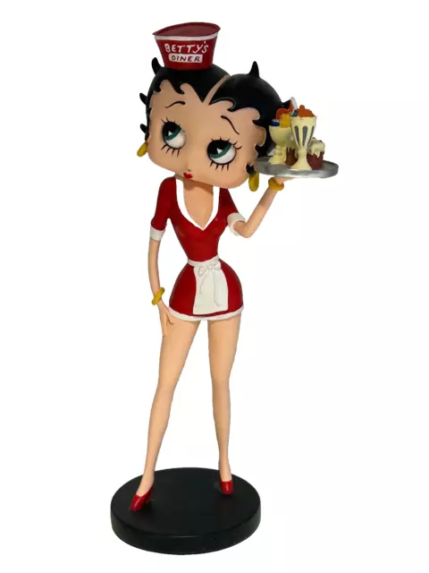 Betty Boop Diner Waitress Figurine Statue Extremely Rare!  Height 31.5cm