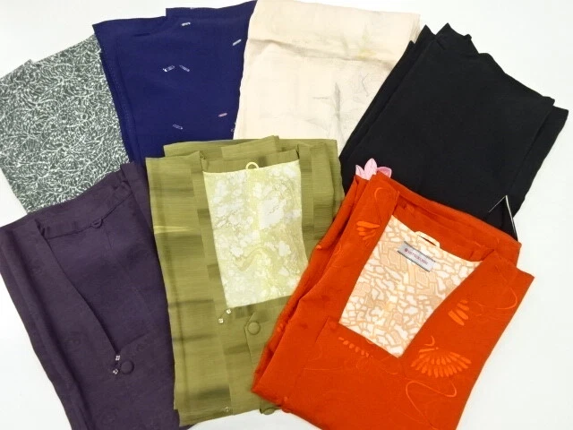 41110# Japanese Kimono / Antique Haori & Coat / 7 Pics