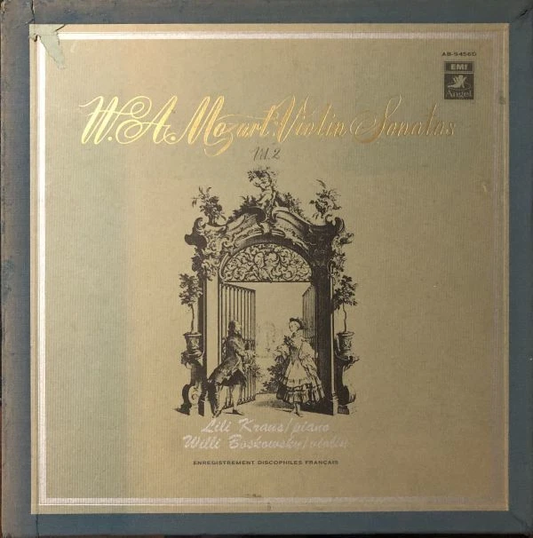 4Lp Us Market Lili Kraus Willi Boskowsky W.A.Mozart Violin Sonatas Ab-9456